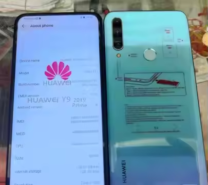 Wholesale Original 3G 4G Y9 Prime 2019 6.5\" 2K 90Hz Full Screen Android 8.1 4G Mobile Phone 128GB New 99% French/German Version