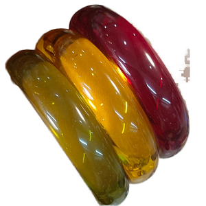 ORNAPEADIA Fashion Acrylic Resin Lucite Moon Cuff <b>Bangle</b> <b>Bracelet</b> Gift Wholesale Boho Trendy Jewelry for Women Party Occasion - Product Image 1