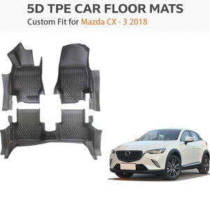 Tapis de sol TPE sur mesure pour Mazda CX-3 LHD 2018, toutes saisons, imperméables, résistants, pour voiture, OEM - Product Image 1