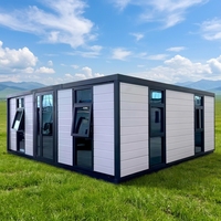 Maison mobile préfabriquée extensible économique de 40 pieds ou 20 pieds, conteneur habitable, villa préfabriquée portable de 2, 3, 4 ou 5 chambres