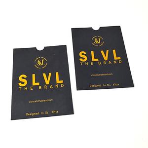 Enveloppe porte-carte cadeau personnalisée en papier pour cartes de crédit d'hôtel ou de membre - Product Image 3