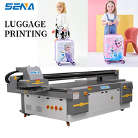 Printer Flatbed UV Inkjet Dual Print Head SENA Baru 2500x1300mm untuk Casing Ponsel Fleksibel, Kartu, Label, Kayu, PVC, Kulit, Kaca