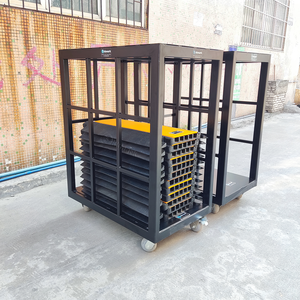 क्मार्क स्टील 2ch 4ch 5ch केबल रक्षक परिवहन वाहक ट्रॉली केबल रैंप कवर कार्ट - Product Image 3