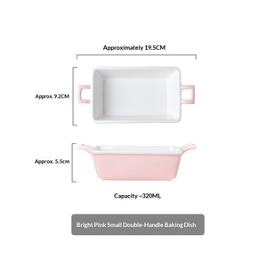 Assiette rectangulaire en porcelaine Ins, style moderne et épuré, pour la cuisson, le riz fraîchement cuit, les desserts et les fruits, JADE GY007 - Product Image 6