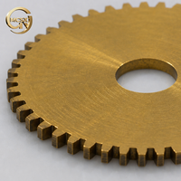 Engrenage de compteur d'eau en laiton usiné découpé au laser, pièce de compteur découpée au laser CNC