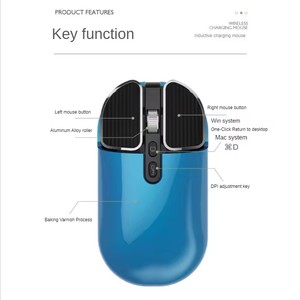 Souris sans fil M203 2.4G double mode BT 5.0 rechargeable silencieuse longue autonomie multi-boutons pour ordinateur PC portable - Product Image 4