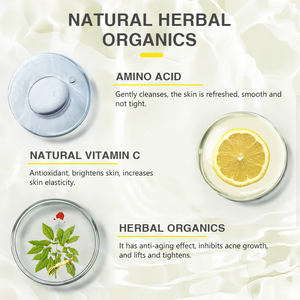OEM ODM Huile nettoyante douce coréenne Contrôle du sébum <span class=keywords><strong>Peau</strong></span> sèche Hydratante Raffermissante Naturelle Vitamine C Blanchissante <span class=keywords><strong>Nettoyant</strong></span> visage Acné - Product Image 3