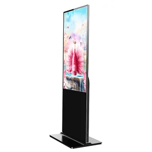 Lien Vertical Board Equipment Lcd Player Advertising Screen Video Players Digital Signage Displays With Wireless Charger