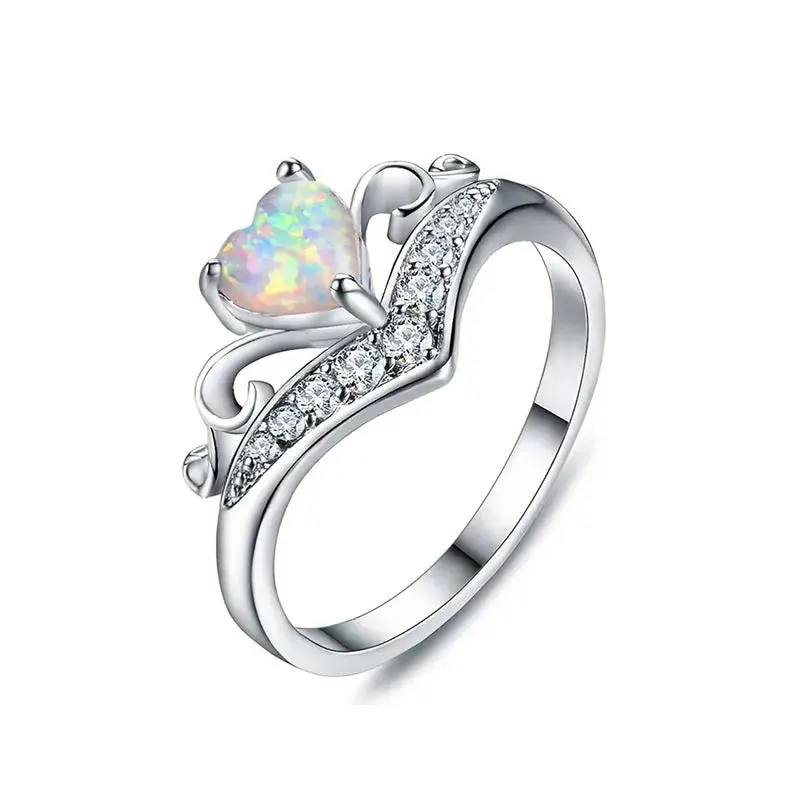 Kadınlar için moda opal aytaşı evlilik yüzük taş yüzük doğal taşlar ile 925 ayar gümüş yüzük