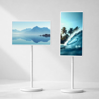 Monitor Full HD de 32 Pulgadas, Tableta con Pantalla Táctil Enrollable, Televisor Portátil Vertical, Televisor Inteligente Inalámbrico Android para Juegos