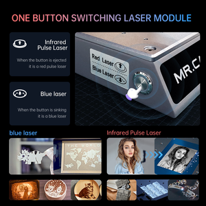 <span class=keywords><strong>MR</strong></span>.CARVE M4 Macchina per Marcatura a Fibra Ottica Doppia per Tutti i Materiali, Macchina Portatile da Tavolo per Incisione su Metallo - Product Image 4
