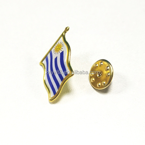 Pin de solapa con bandera de Uruguay, alfileres de banderas uruguayas, sombrero de solapa, mochilas, decoración de traje, insignia de Metal esmaltada patriótica, recuerdo - Product Image 3