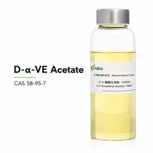 Acétate de D-alpha-tocophérol CAS 58-95-7 Huile de vitamine <span class=keywords><strong>E</strong></span> naturelle de qualité cosmétique et alimentaire USP EP D-alpha-tocophérol - Product Image 1
