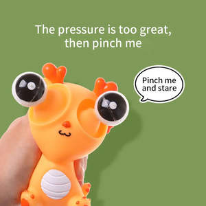 3D Pop-Eye Dinossauro Stress Relief Toy Squeeze e Squish Divertido Big Gaping Eyes Engraçado e Bobo Stress Relief Gift Prank Gift - Product Image 4