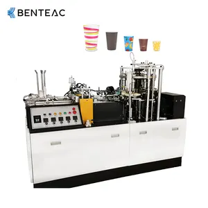 Hoàn toàn tự động dùng một lần giấy cà phê carton cup Making Machine (toàn bộ dây chuyền sản xuất) Cup Making Machine