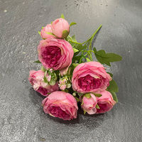 Offre Spéciale accessoires photo décors fleurs fleurs artificielles mur décor de mariage fleurs printemps petite pivoine