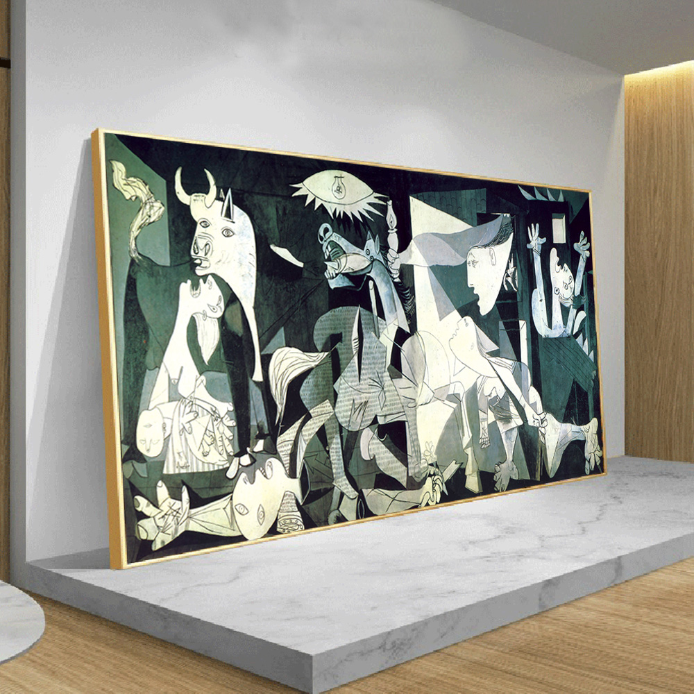 ゲルニカ複製☆ピカソ 大きめアート☆匿名配送 ゲルニカ複製☆ピカソ 大きめアート☆匿名配送 71CMEoa5b6L