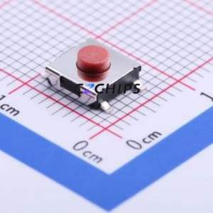 K2-1157SW-C4SW-04 Tactile Switch SMD Switch Single Pole Single Throw Round Button 2.5N Vertical Mount - Product Image 1