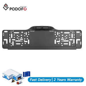 Caméra de plaque <span class=keywords><strong>d</strong></span>'<span class=keywords><strong>immatriculation</strong></span> européenne Podofo, caméra de recul HD 170 degrés, vision nocturne, étanche IP67, 720P/1080P/CVBS OEM - Product Image 1
