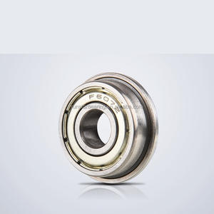 Hochpräzises Hochgeschwindigkeits-Chromstahl ABEC-3 GCR15 Kleines Rillenkugellager mit Flansch RS 7*22*7mm Hersteller F627ZZ - Product Image 1