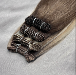 Extensions de cheveux humains vierges Remy, tissées à la machine, 12 à 40 pouces, haute densité, peuvent être coupées, plusieurs couleurs disponibles pour la coiffure en salon - Product Image 6