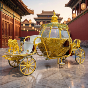 Vente d'usine : Chariot électrique en forme de citrouille / Chariot à chevaux Cendrillon haute performance / Chariot Cendrillon à vendre - Product Image 1