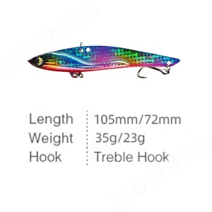 Il pesce vibrante esca da Pesca artificiale da 23g/72mm 35g/105mm esca da Pesca - Product Image 3