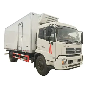 Dongfeng 7 tonnellate box refrigerato van freezer carico camion per la vendita