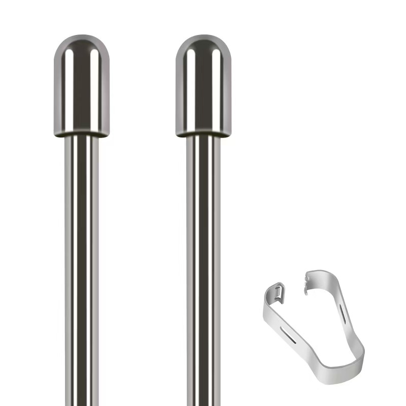 argento 2 punte + 1 clip