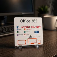 Offics 365 Pro Plus Enterprise Software Account for & for with Lifetime 1 Device License in Stock