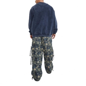 Pantalon de travail camouflage décontracté à taille élastique et coupe large, personnalisable avec logo, prix de gros - Product Image 2