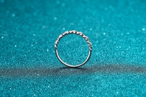 แหวนเพชรโมอิสซาไนต์เงินแท้ 925 พร้อมส่งเร็ว - Product Image 4