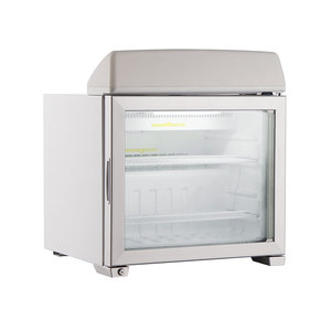 55l Refrigerated Ice Cream Freezer Showcase Gelato Display Cabinet