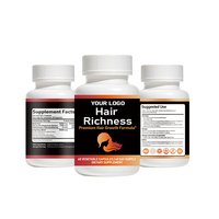 Capsules OEM Hair Richness avec Biotine Ingrédients naturels de qualité supérieure pour la croissance des cheveux Favorise la santé des cheveux et de la peau