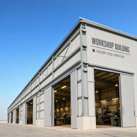 Bâtiment d'entrepôt en structure acier préfabriquée personnalisée avec service de dessin technique