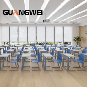 Meubles de classe universitaires durables et écologiques GUANGWEI, bureau et chaise d'étude pour <span class=keywords><strong>étudiant</strong></span>s, <span class=keywords><strong>prix</strong></span> d'usine - Product Image 5