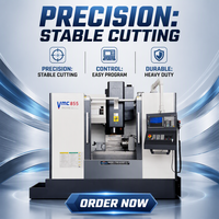 Centre d'usinage vertical VMC855 de haute précision avec table rotative 4 axes de 255 mm, 8000 tr/min, cône de broche BT40