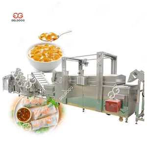 Commercial Spring Roll Fryer Tempura Murukku Frying Machine Chip Corn Flakes Production Line