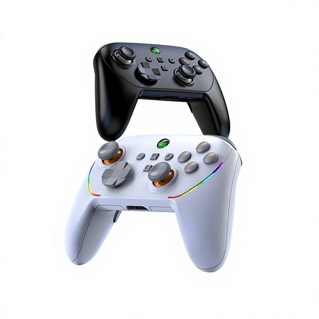 S13 Dual-Hall-Effect Gaming Controller ABS Material Compatible All for Models PCs Nine-Axis Motion Sensing 35mm Wireless