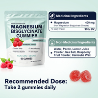 Permen Kunyah Magnesium Bisglisinat Berkelat untuk Mendukung Kesehatan Otot dan Saraf Formula Vegan