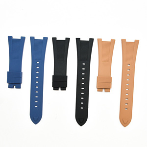 Bracelet de montre en silicone élastique personnalisé de 25 mm, remplacement pour les modèles Philippe 5711/5712/5726/5980, bracelet à encoches PeiPeiJia - Product Image 3