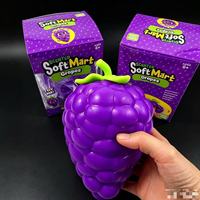 Vente en gros Nouveauté 2026 Jouet Squishy Géant en forme de Raisin, Parfumé, à Remontée Lente, en Mousse TPR, Fruité de Simulation, Anti-stress, Cadeau Fidget