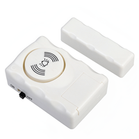 Alarm Kontak Pintu & Jendela Nirkabel Portabel Independen 105dB Alarm Anti-pencurian dengan Sensor Magnetik Deteksi 10m Keamanan