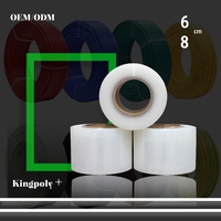 Film Étirable en Polyéthylène pour Palette (45cm x 450m, 20 Microns) – Film Plastique Transparent LDPE de Banderolage