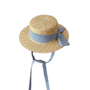 Cappello da Sole per Bambini in Paglia Naturale, Traspirante, a Tesa Larga, con Cinturino in Pizzo e Fiocco Antivento, per Viaggi e Attività all'Aperto - Product Image 5