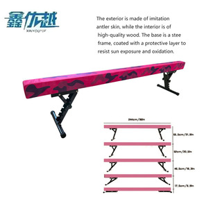 Barre d'équilibre de gymnastique professionnelle réglable en hauteur de 240 cm, pliable, <span class=keywords><strong>pour</strong></span> l'entraînement des enfants et des adultes - Product Image 3