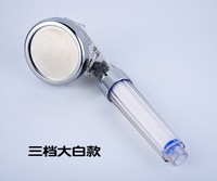 Haute pression PP coton pommeau de douche à main hôtel plastique filtré trois fonctions robinet d'eau filtré salle de bain robinet accessoire