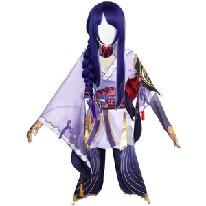 ชุดคอสเพลย์เกม <span class=keywords><strong>Raiden</strong></span> Shogun ของ Ecowalson พร้อมวิกผม Baal รองเท้า ชุดคอสเพลย์ ชุดกิโมโนเซ็กซี่สำหรับผู้หญิง ชุดยูนิฟอร์มสำหรับงานปาร์ตี้ - Product Image 1