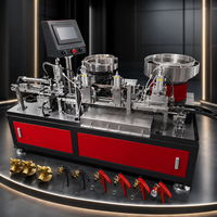 Machine de serrage de vannes pour bouteilles d'extincteurs avec contrôle de couple servo et réglage par écran tactile