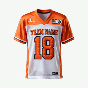 Jersey desain baru yang dapat disesuaikan gradien khusus pakaian jalan sepak bola Amerika bordir seragam sepak bola Amerika ukuran besar - Product Image 1